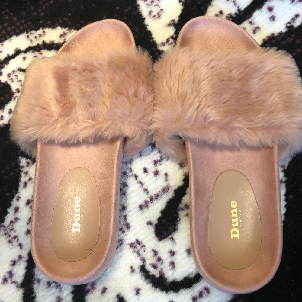 🍂🍂 DUNE Blush Pink slides / sandals 🍂🍂 3/$20